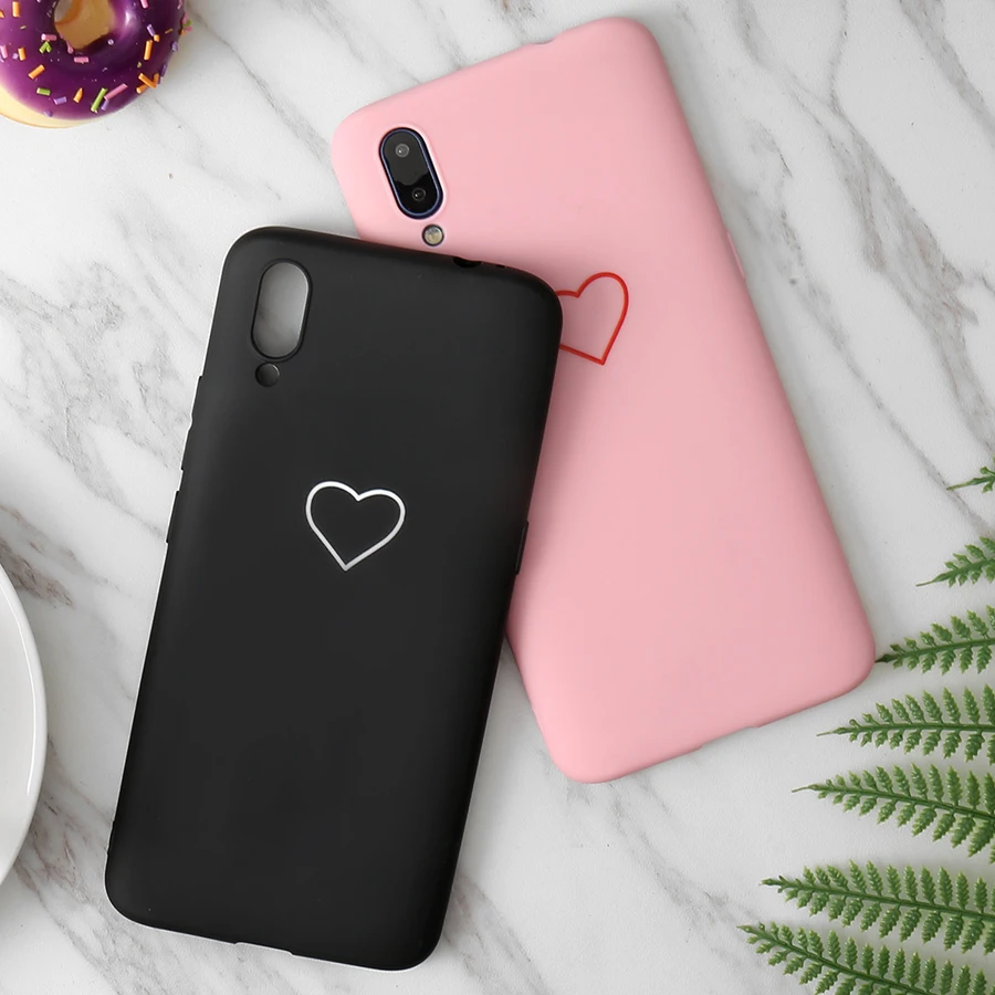 Высококачественный силиконовый чехол из ТПУ с сердечком для Vivo V15 Pro V3 V5 V7 V9 MAX Nex Z1
