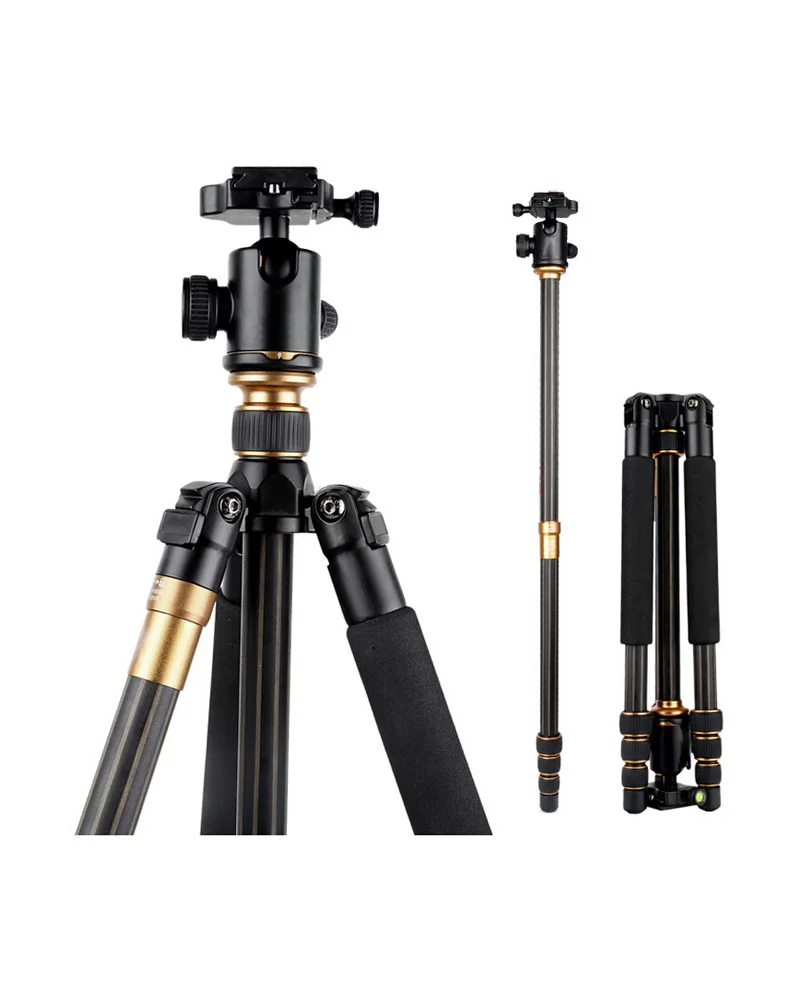 

CAME-TV Q99C Carbon Fiber Tripod Monopod Mini Stand