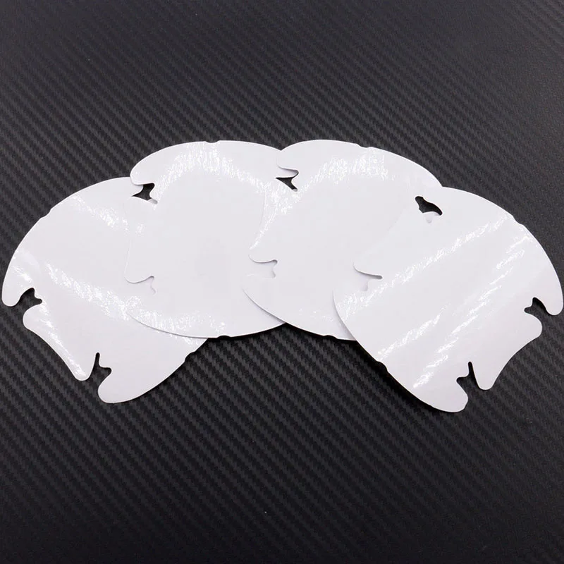 4pcs/set Invisible Clear Car Door Handle Paint Scratch Protector Guard Film Sheet