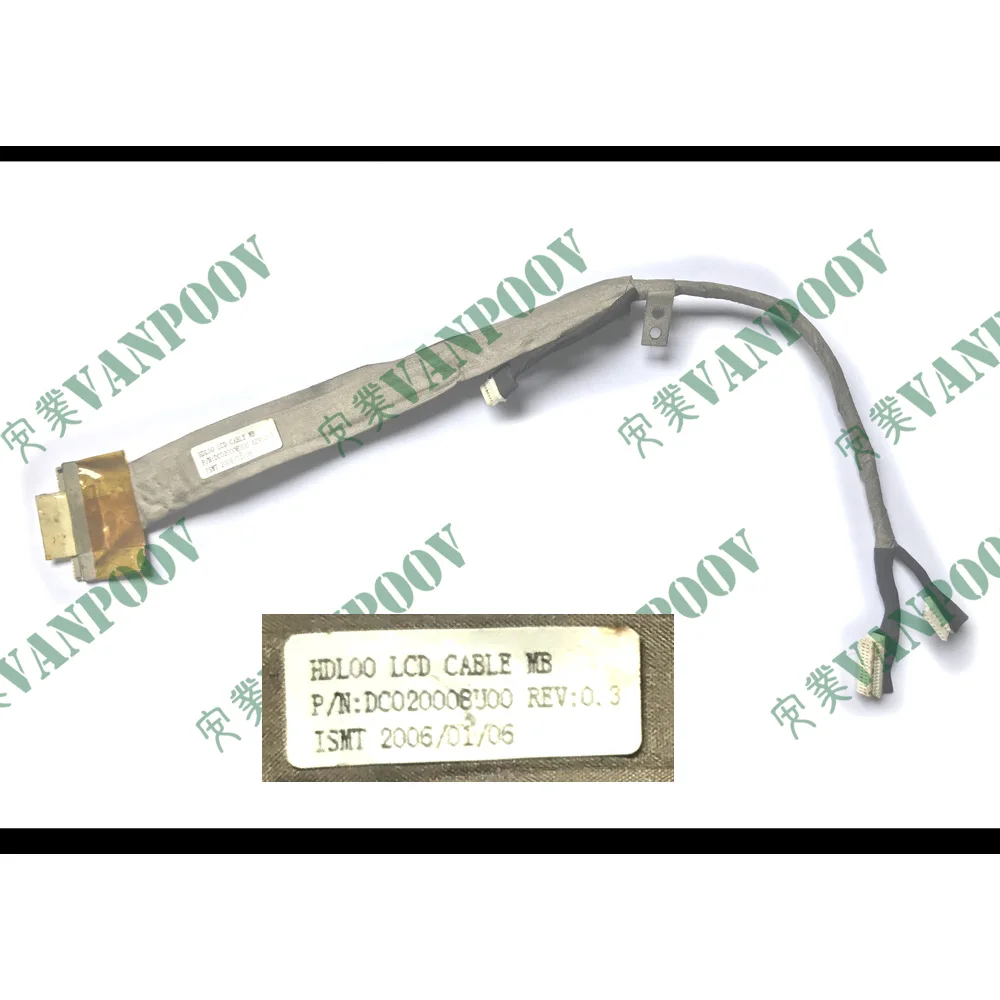 Подлинный Vedio гибкий ЖК-кабель для lenovo 3000 N100 L3-bp388 DC020008U00