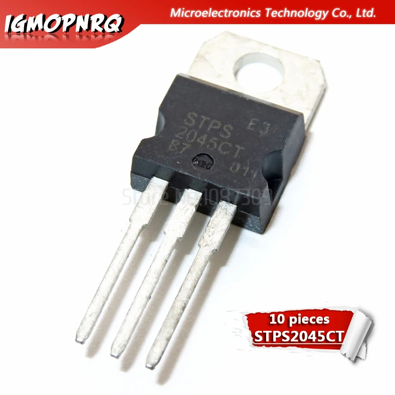 10pcs STPS2045CT TO 220 STPS2045C TO220 45V 20A STPS2045 new original ...