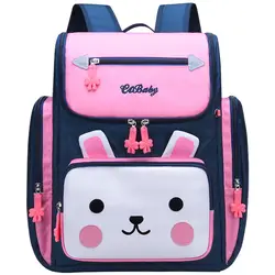 2019 Детский рюкзак для девочек с рисунком кролика ортопедические рюкзаки школьные сумки для учеников ранец Mochila Infantil