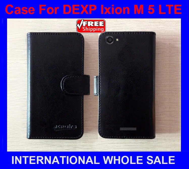 Hot! DEXP Ixion M LTE 5 Case New 2017 items Factory Price Leather Cover For Case+tracking number | Мобильные телефоны и