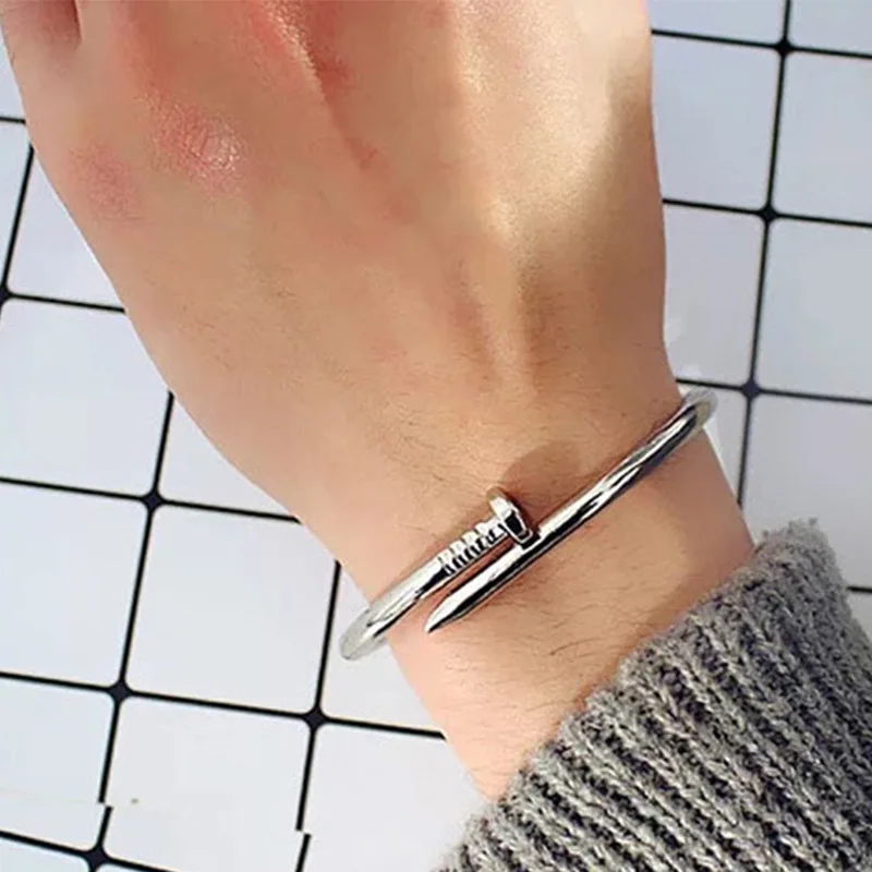 

Hot sale 316L stainless steel silver gold rose gold black color bracelet bangle