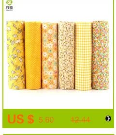 2016 новый печать цветочным узором 8 цвета хлопчатобумажная ткань полосы лоскутное пэчворк ремесел для DIY швейных игрушки 10 * 50 см A3-8-1S