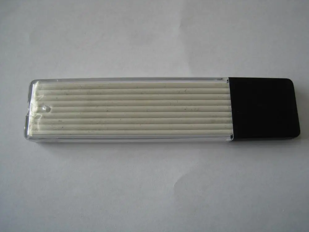 Free shipping white leads 2mm mechanical pencil leads refill yellow