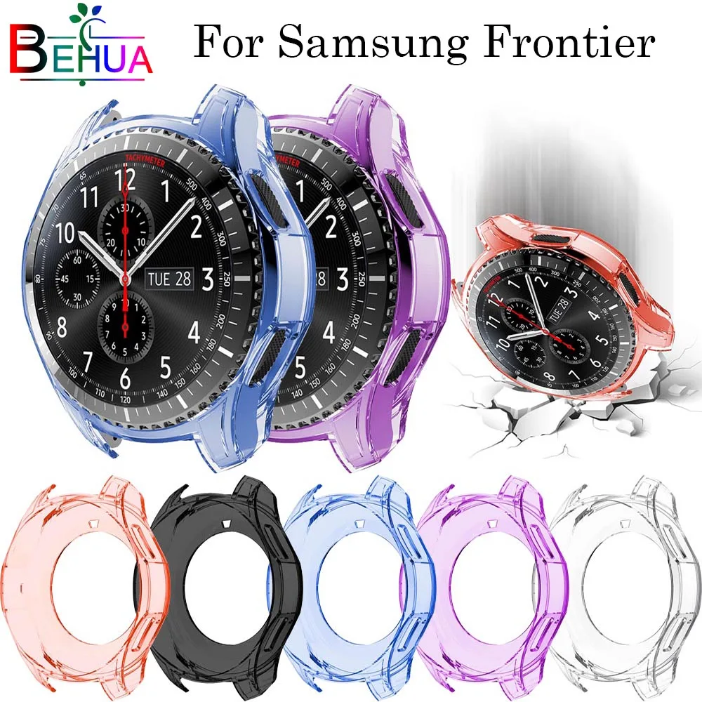 46 мм чехол для часов samsung Gear S3 Frontier защитный бампер Сменный Чехол|Ремешки часов| |