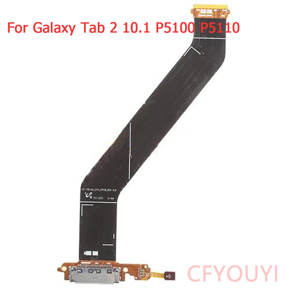 For Samsung Galaxy Tab 2 10.1 P5100 P5110 charger port USB charging port dock connector flex cable
