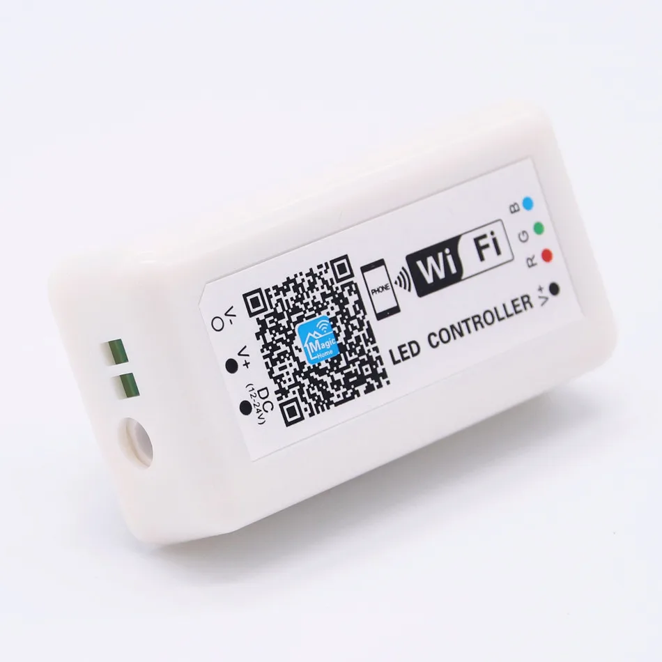 DC 12V 24V LED WIFI RGB контроллер для SMD 5050 2835 Светодиодная лента приложения IOS и Android