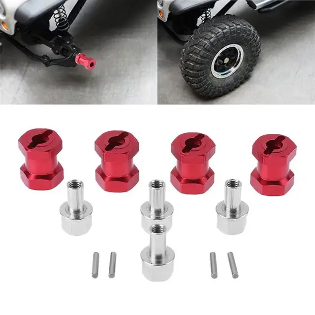 Best Offers 4PCS ALLOY WHEEL HUB 15mm Offset Hex Adaptor For 12mm Hex-Wheels AXIAL SCX1 High Quality RC Truck Car Parts Accessories Best Offers 4PCS ALLOY WHEEL HUB 15mm Offset Hex Adaptor For 12mm Hex-Wheels AXIAL SCX1 High Quality RC Truck Car Parts Accessories
