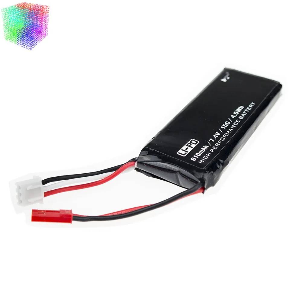 Hubsan H502S 7.4v 610mah lipo battery (1)