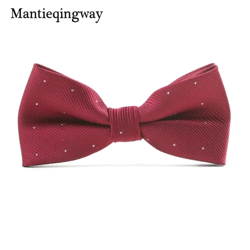 Mantieqingway брендовые Детские галстуки полиэстер смокинг с бабочкой галстуки для мальчиков ярких цветов в полоску и в горошек аксессуары галстук-бабочка Галстуки - Цвет: MXR071244