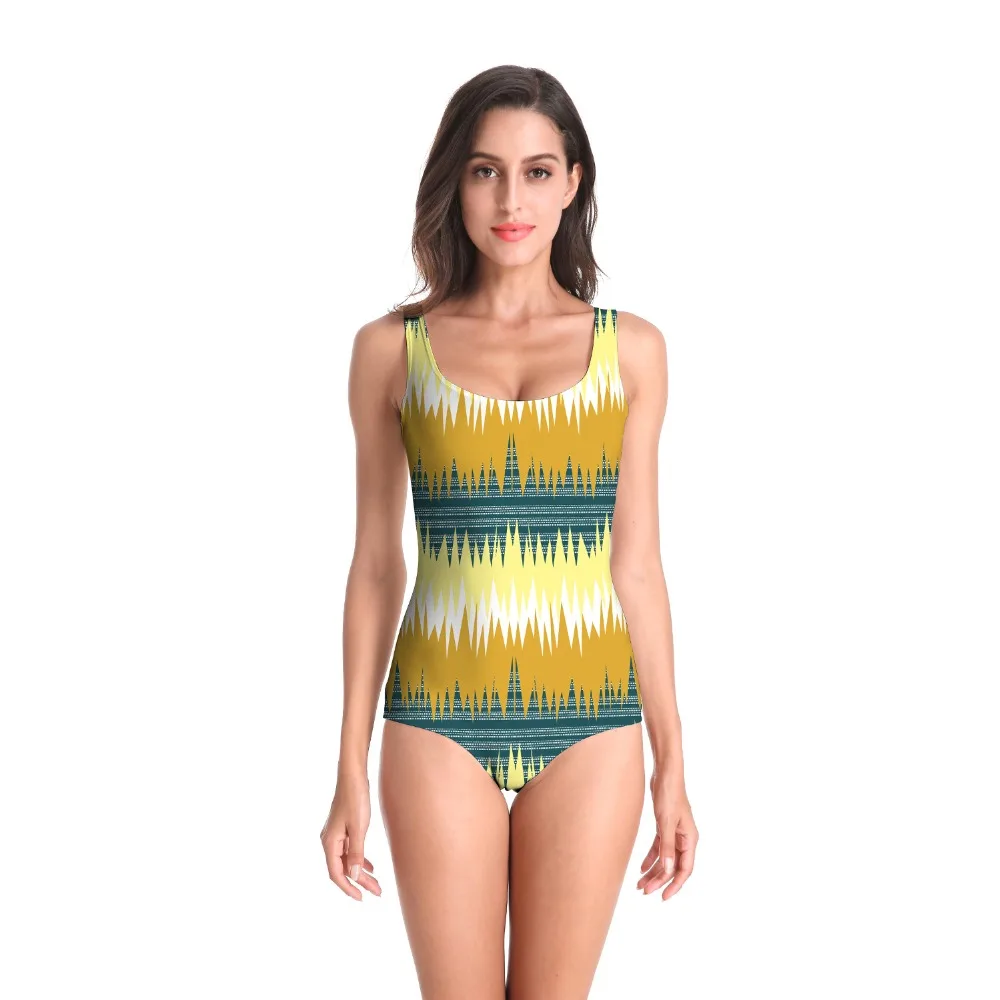 Новый модный цельный купальник женский с 3D принтом Монокини Maillot De Bain Femme боди