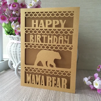 

20Pcs/Lot Luxury & Special laser cut wedding invitation cards pearl paper greeting card personalize Happy Birthday blessing card