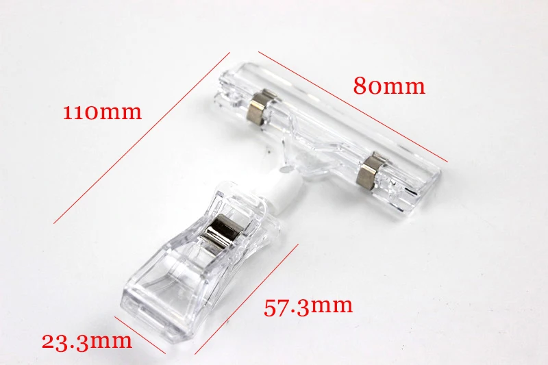 

Supermarket Advertising Spring Price Tag Display Photo Picture Label Holder Clamp Shelf Talker Merchandise Name Card Sign Clip