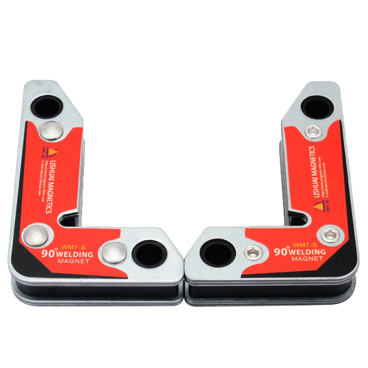 

2Pcs Multi-angle Magnet Welding Clamp Magnetic Holder Fixer Welder Tool For Electric Welding Iron Suction Holding Tools