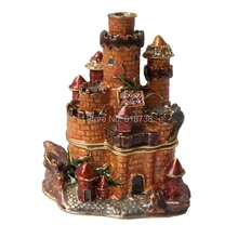 Маяк Рождественская шкатулка для украшений на шарнирах коробка для ключей подарки Рождественские декоративные украшения кольцо, ожерелье, серьги/подвеска