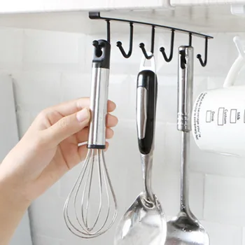 

2pcs/Set Hanging Organizer Metal Kitchen Organizer Hanger Hook Bathroom Hooks Over Door Hanging Rack Holder 25*2.5*4cm