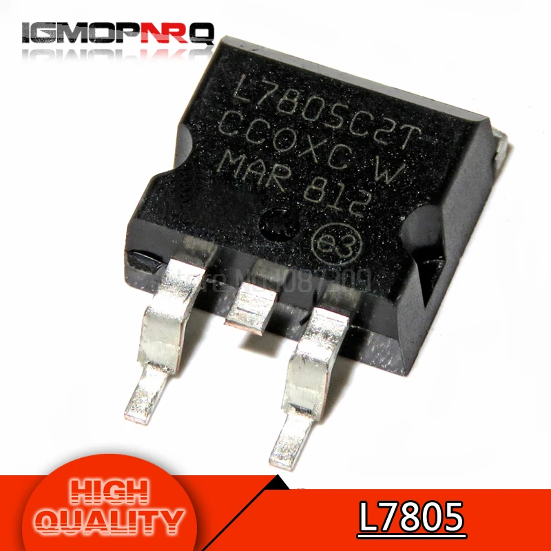 

10pcs L7805 LM7805 three-terminal regulator 1.5A / 5V TO-263 original Product