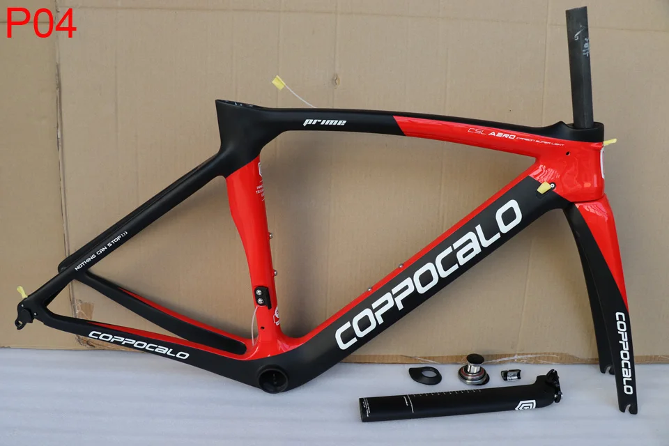 Excellent fluo yellow 2019 Carbon Road Bike Frame 47 50 53 55 57cm P03 glossy Carbon Frame Road Racing 6 colors bicycle frames 11