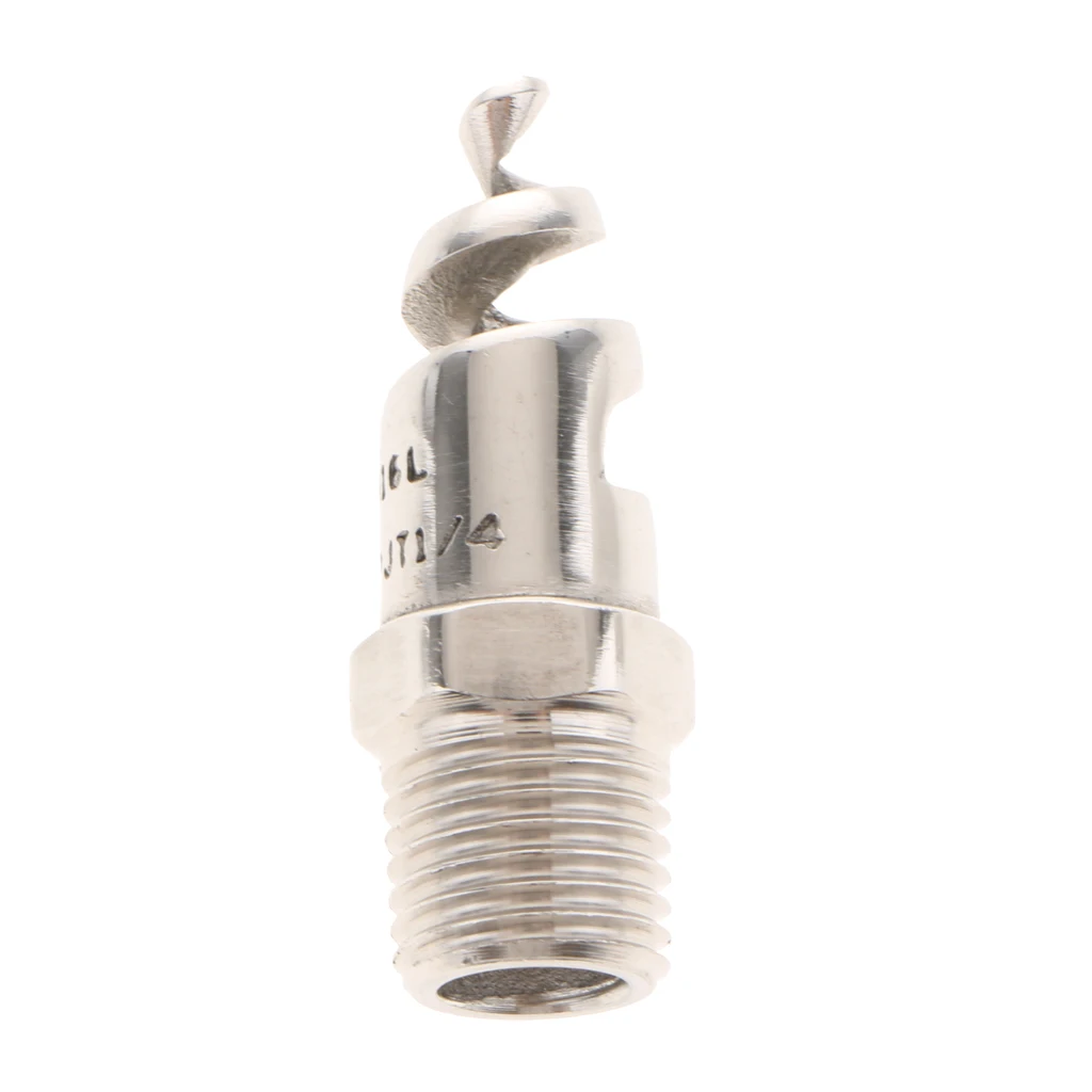 JR6085 Spiral Jet Cone Atomization Spray Nozzle 1/4 Inch Stainless Steel 316