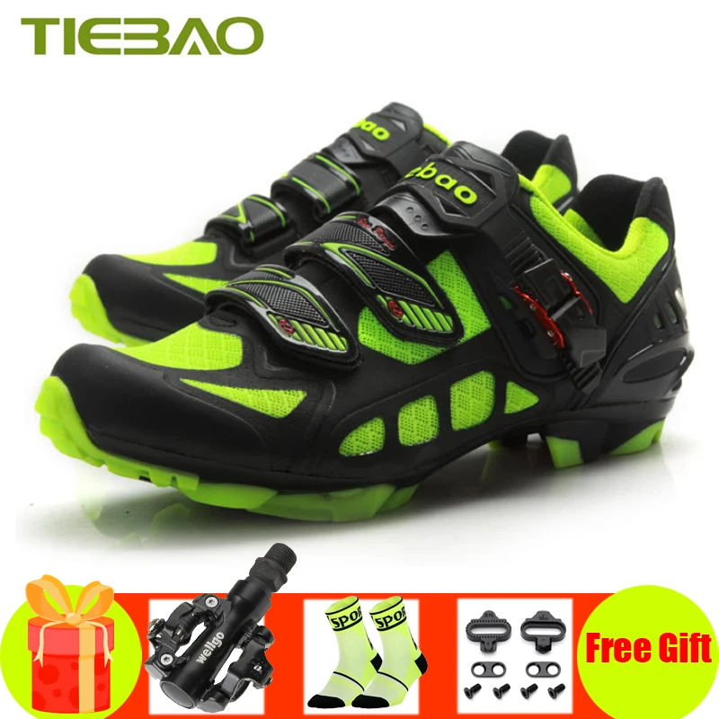 

Tiebao Sapatilha Ciclismo Mtb Cycling Shoes Men women SPD bicycle Pedals Breathable Self-locking mountain bike cycling sneakers