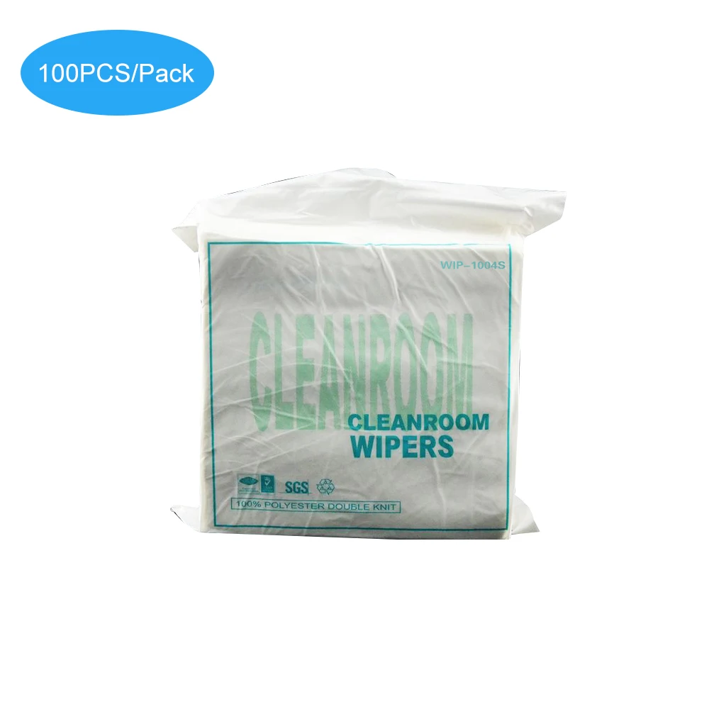 

100PCS/Pack Anti-static Dusting Clean Cloth Mobile Phone LCD LED Touch Repair 4" inches (1004) Fiber Cleaning Cloth