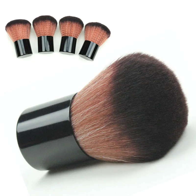 Mayitr 1pcs New Soft Fiber Powder Makeup Round Brush Professional Kabuki Cosmetic Blush Brush Beauty Tool For Makeup