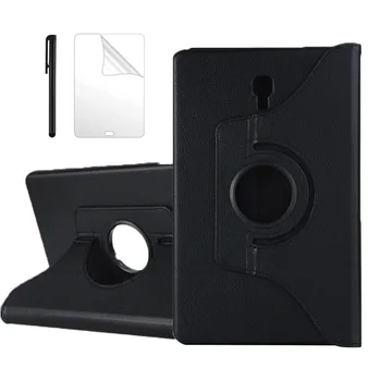 

360 Rotating PU Leather Case For Samsung Galaxy Tab A 10.5 2018 SM-T590 T595 T597 cover for Samsung Tab A 10.5 case+Film+Pen