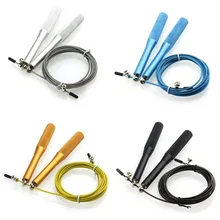 3M Single Skipping Rope Adjustable Jumping Rope Speed Cable Jump Rope Crossfit MMA Box home gym Free pouch Wirerope