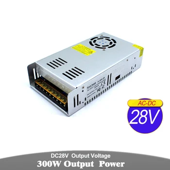 

DC Power Supply 28V 10.7A 300W Driver Transformer 220V 110V AC To DC28V SMPS For LED Lighting Monitor CCTV Machinery Equipment