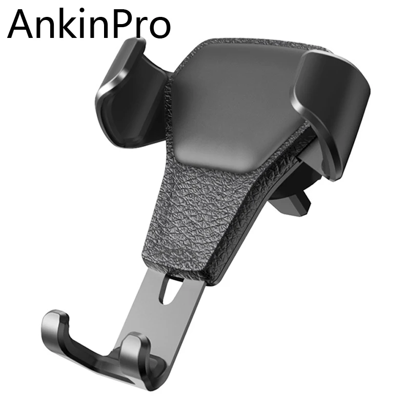 

AnkinPro Phone Holder in Car for iPhone Samsung Mount Stand No Magnetic Air Vent Mount Mobile Phone Universal Gravity Support