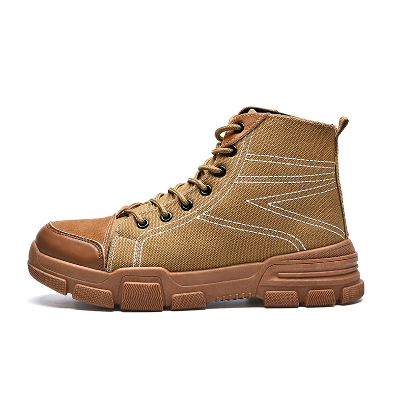 Denim Männer Schuhe 2018 Vintage Stil Outdoor Martin Stiefel Männer Hohe Top Alle Schwarz Schnee Stiefel Herbst Winter Dicken Boden turnschuhe