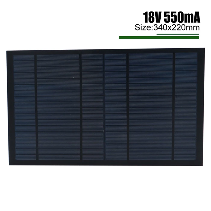 Панели солнечные 1000mA 1670mA 222mA 333mA 467mA 1120mA 556mA 5, 6, 9, 12, 18 V DC элемент для солнечной батареи для мобильного телефона портативное зарядное устройство - Цвет: 18V 556mA