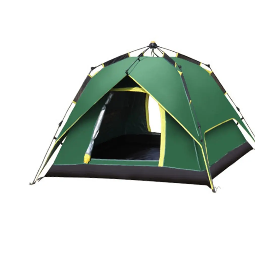 

Fully Automatic Rainproof Outdoor Camping Hiking Tent Portable Double Layers Fishing Picnic Beach Tent For 3-4 Person 2 Colors