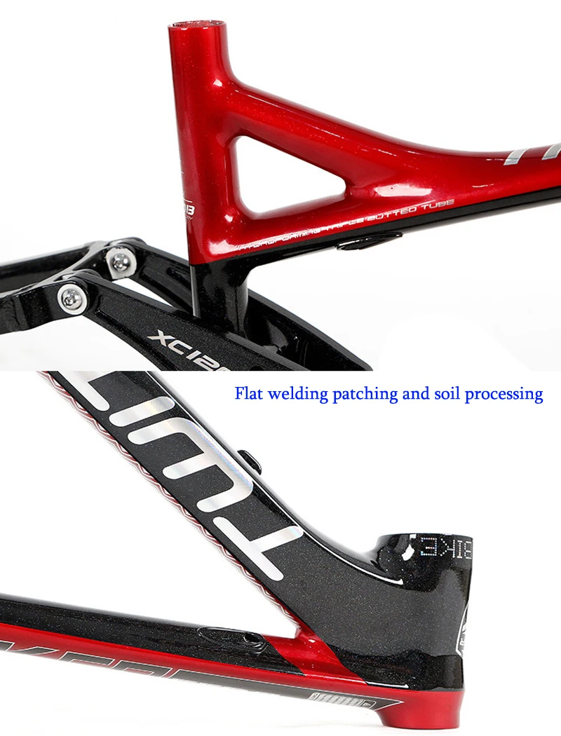 Twitter 27,5*17/19 дюймов горный велосипед полный подвесной алюминиевый каркас горные велосипедный вынос руля рамки для AM XC
