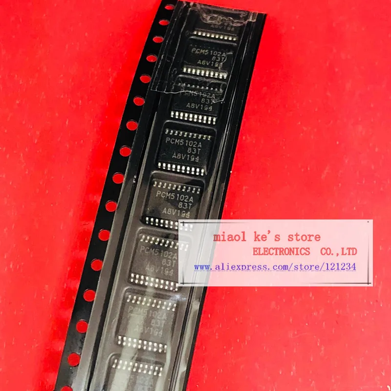 

[5pcs/1lot or 10pcs/1lot] 100% new original PCM5102APWR PCM5102APW PCM5102A PCM5102 1.65V-3.46V IC DAC 16/24/32BIT SRL 20TSSOP