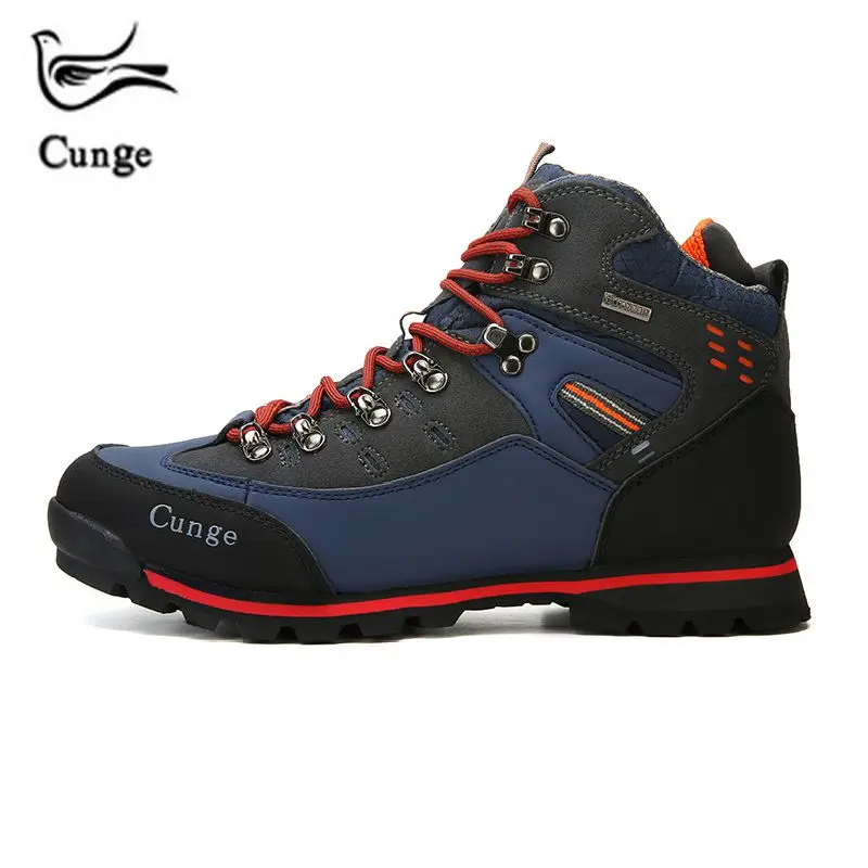 

Cunge Men Hiking Shoes Waterproof leather Shoes Trekking & Fishing Shoes New popular walking shoes
