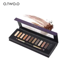 

O.TWO.O New 12Colors Eyeshadow Palette Long-lasting Waterproof Easy To Wear Shimmer Matte Glitter Eye Shadow Makeup Set 6036