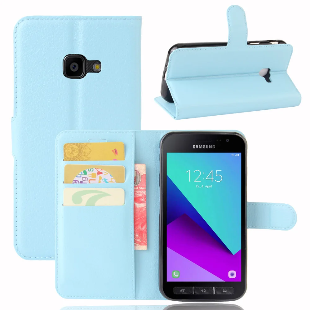 silicone cover with s pen Wallet Cover Card Holder Phone Case for Samsung Galaxy Xcover 4 4s G390F G398F XCover4 Pu Leather Case Protective Shell kawaii phone cases samsung