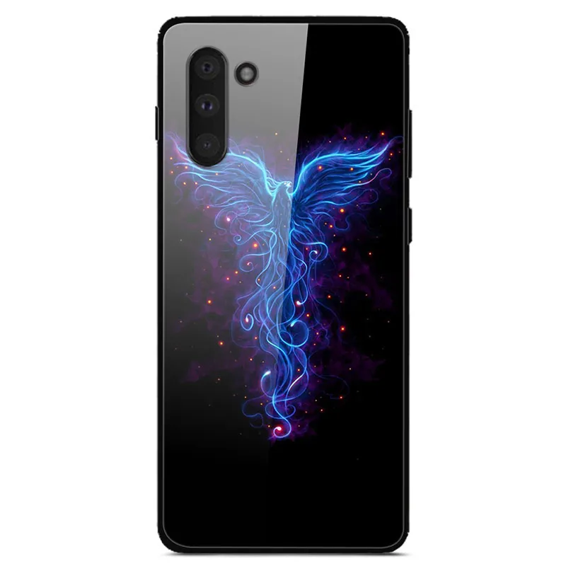 For Samsung Galaxy Note 10 Case Glass Hard Back Cover For Samsung Note 10 Pro Tempered Soft Bumper Cover For Samsung Note10 Pro - Цвет: 39