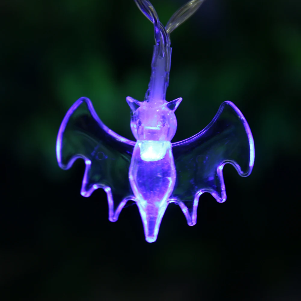 20pcs LED Bat String Lights Outdoor Waterproof Fairy Light Halloween