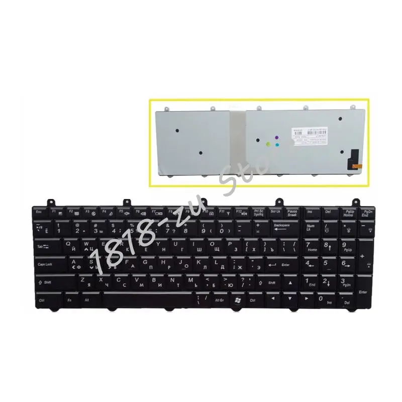 YALUZU русской клавиатуры ноутбука для MSI GE60 GE70 GX60 GX70 GT60 GT70 GT780 GT783 MS-1762 для Clevo P150EM P170EM P370EM P570WM