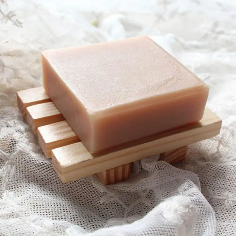 

Bathroom Dish Wooden Dry Soap Box Bathroom Leaking Soap Storage Container for Bath Shower Plate Natural Pine Wooden Soap Supply