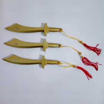 

144 Pcs Novelty Knife Style Ball Pen Knife Pongid Writing Ballpoint Pen With Tassel Gold Silver