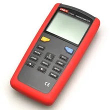 UNI-T UT322 USB LCD Digital Thermometer Multimeter K J T E Tester Meter T1 T2 Input/USB Data Transfer