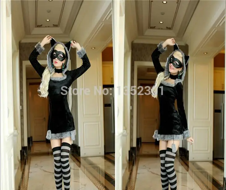 New Sexy Skunk Costumes For Halloween Play A Dress Suit On Aliexpress