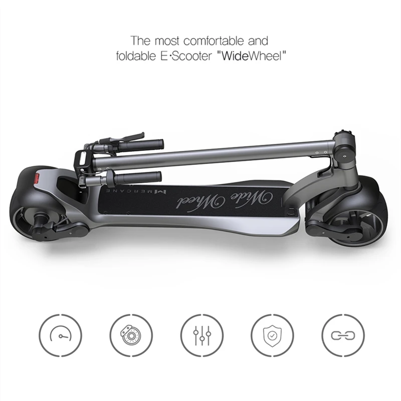 Wide wheel smart electric scooter (19)