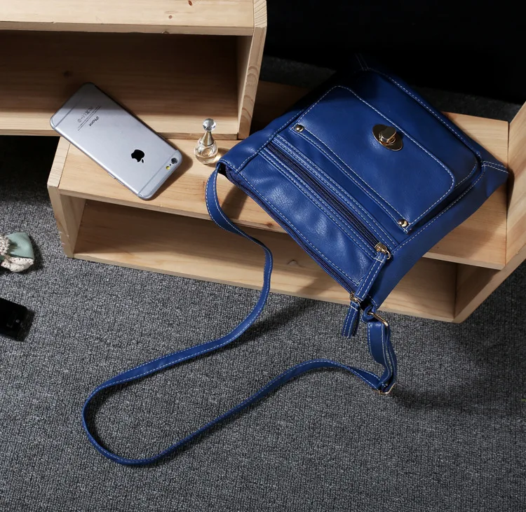 MJ Leather Messenger Bag Casual Women's Over-the-Shoulder Bags Brand Design Small PU Female Bags Crossbody Bucket Bag for Girls (23)