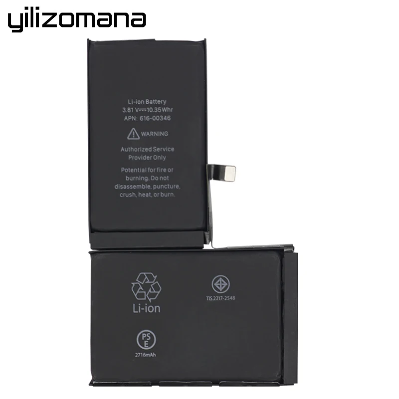 Günstige YILIZOMANA Original Handy Batterie Für Apple iPhone X Kapazität 2716mAh Ersatz Li Ion batterie iPhoneX mit Kostenlose Tools
